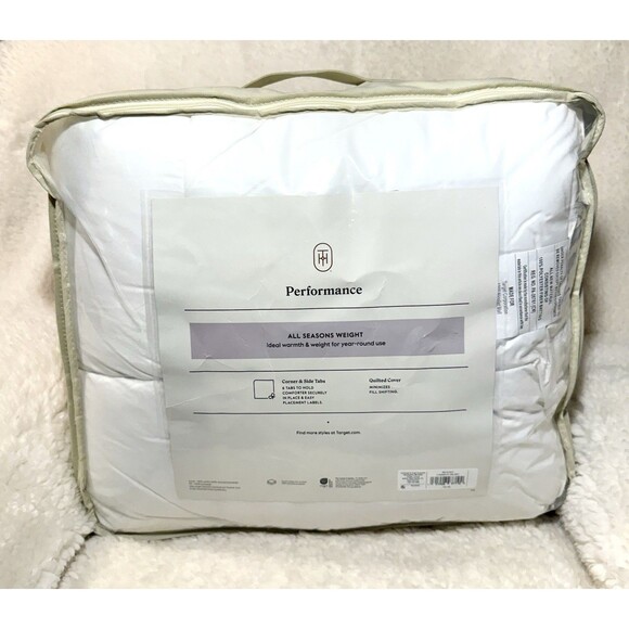 Full/Queen Performance Down Alternative All Season Duvet Comforter - Threshold - Picture 8 of 8